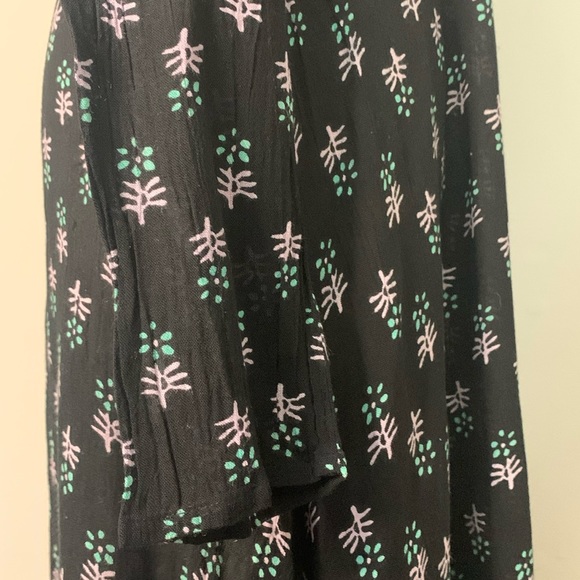 RAGA Maxi black dress with flower Size: S - Picture 6 of 15